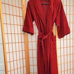 Christian Dior vintage red unisex robe